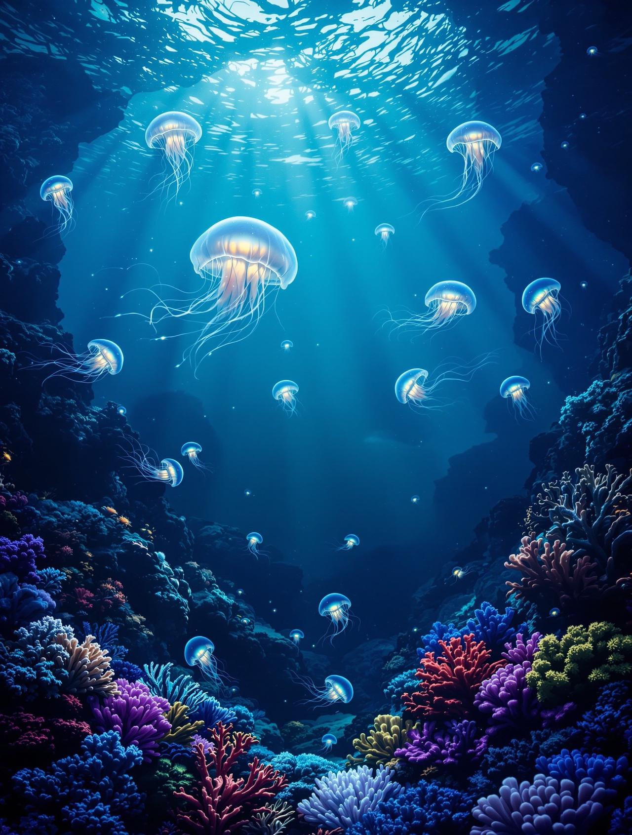 深海探险海报